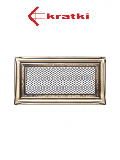 Krbová mriežka KR 11×24 cm, rustikálna, bez žalúzie
