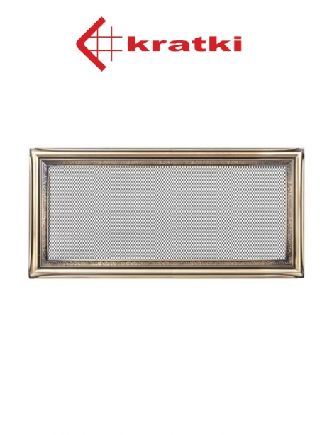 Krbová mriežka KR 17×37 cm, rustikálna, bez žalúzie