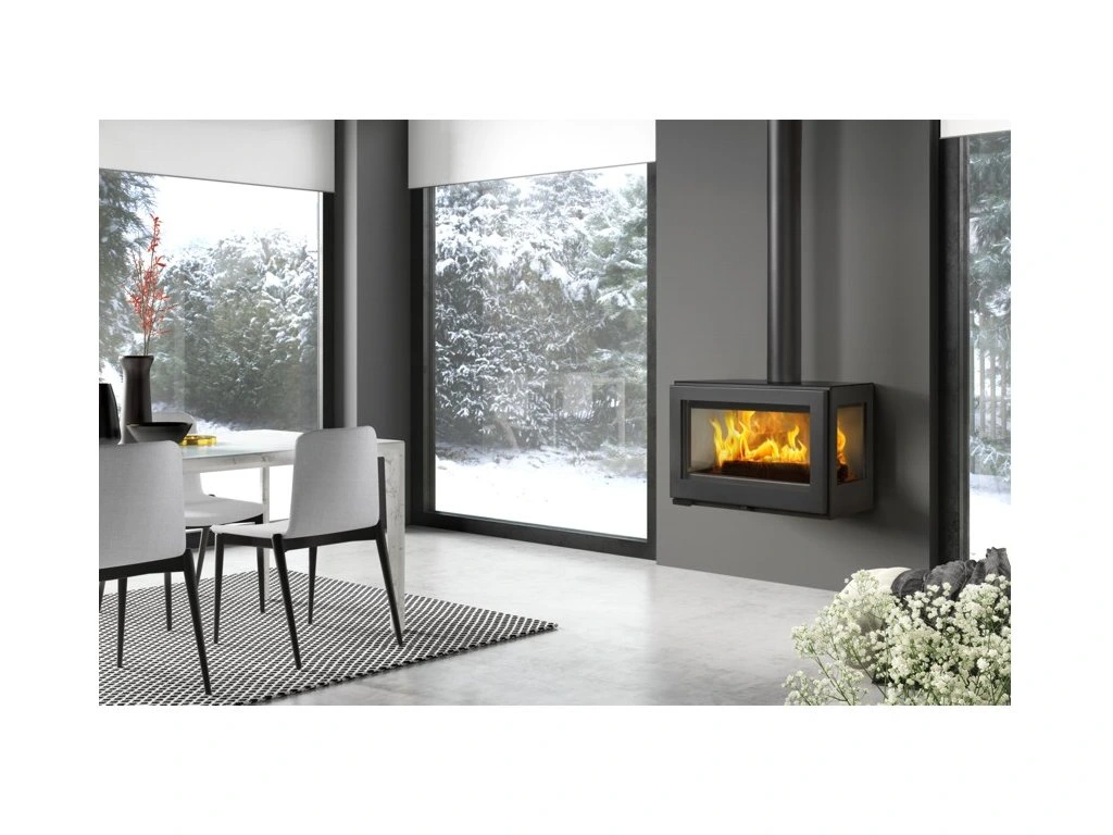 Denia Stoves Attitude Wall EcoDesign, čierna